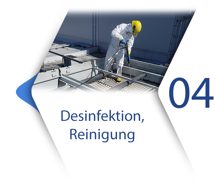 Projektablauf Dr. Hartmann Chemietechnik - 04 Desinfektion | Reinigung