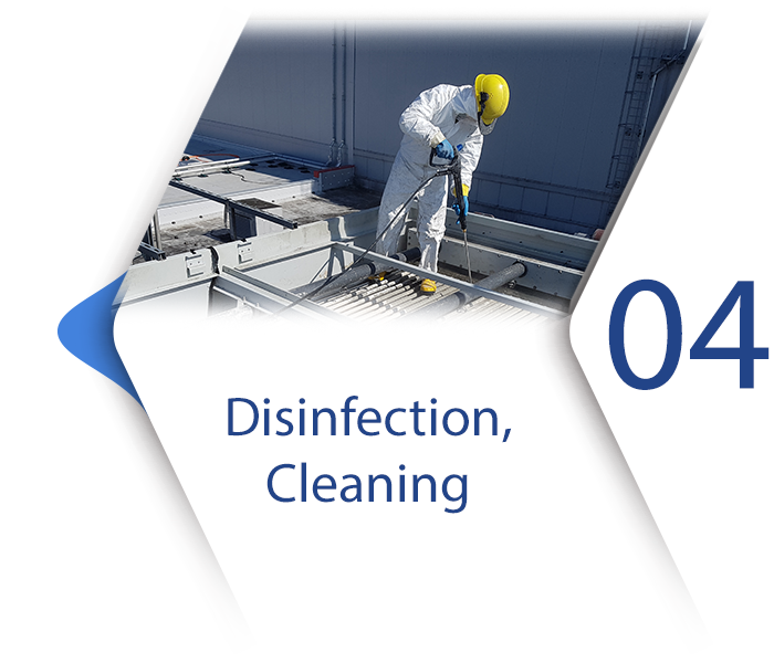 Projektablauf Dr. Hartmann Chemietechnik - 04 Desinfektion | Reinigung